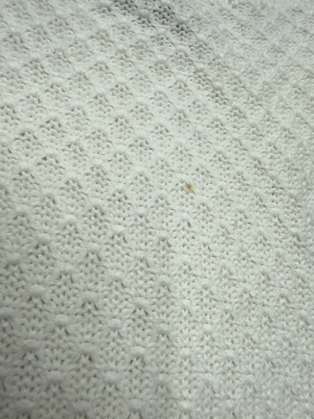 Knittmixx Pointelle Knit Sleeveless Tank‎ Top White Size L Coastal Boho Summer - Picture 7 of 7
